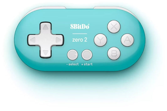 8BitDo Zero 2 Bluetooth Gamepad for Switch, PC, and Android (Blue)