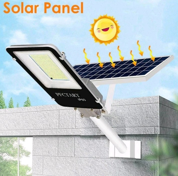1000W Solar Street Lights LED Road Lamp with Remote - Ideal for Parking Lot Yard