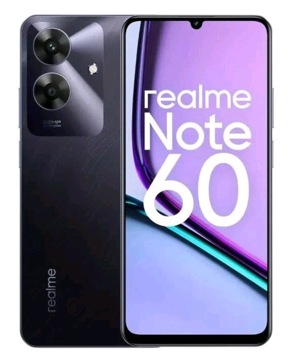 Realme Note 60 6.74" HD 90Hz Display Smartphone 6GB RAM 128GB Storage