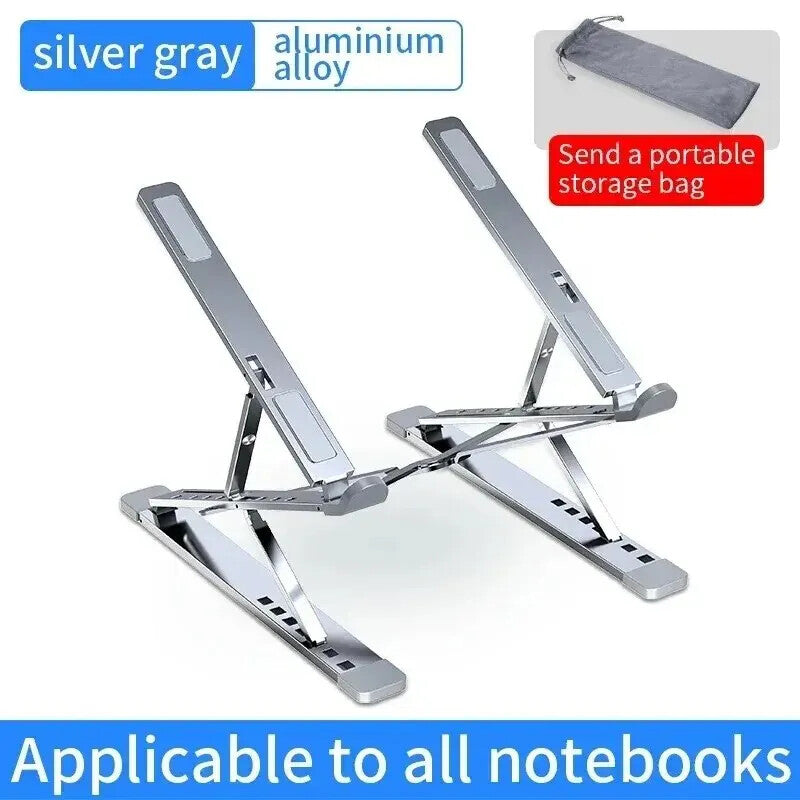 Adjustable Laptop Stand Aluminum For Tablet Notebook Table Cooling Pad Foldable