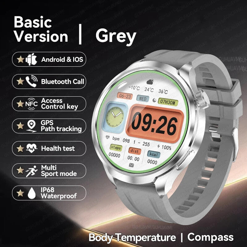 New HUAWEI GPS Sports smartwatch 1.85 AMOLED Screen Bluetooth Call SmartWatchs.