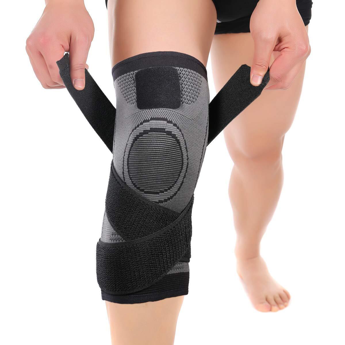 Knee Sleeves Compression Brace Support Sport Joint Injury Pain Arthritis Belt US