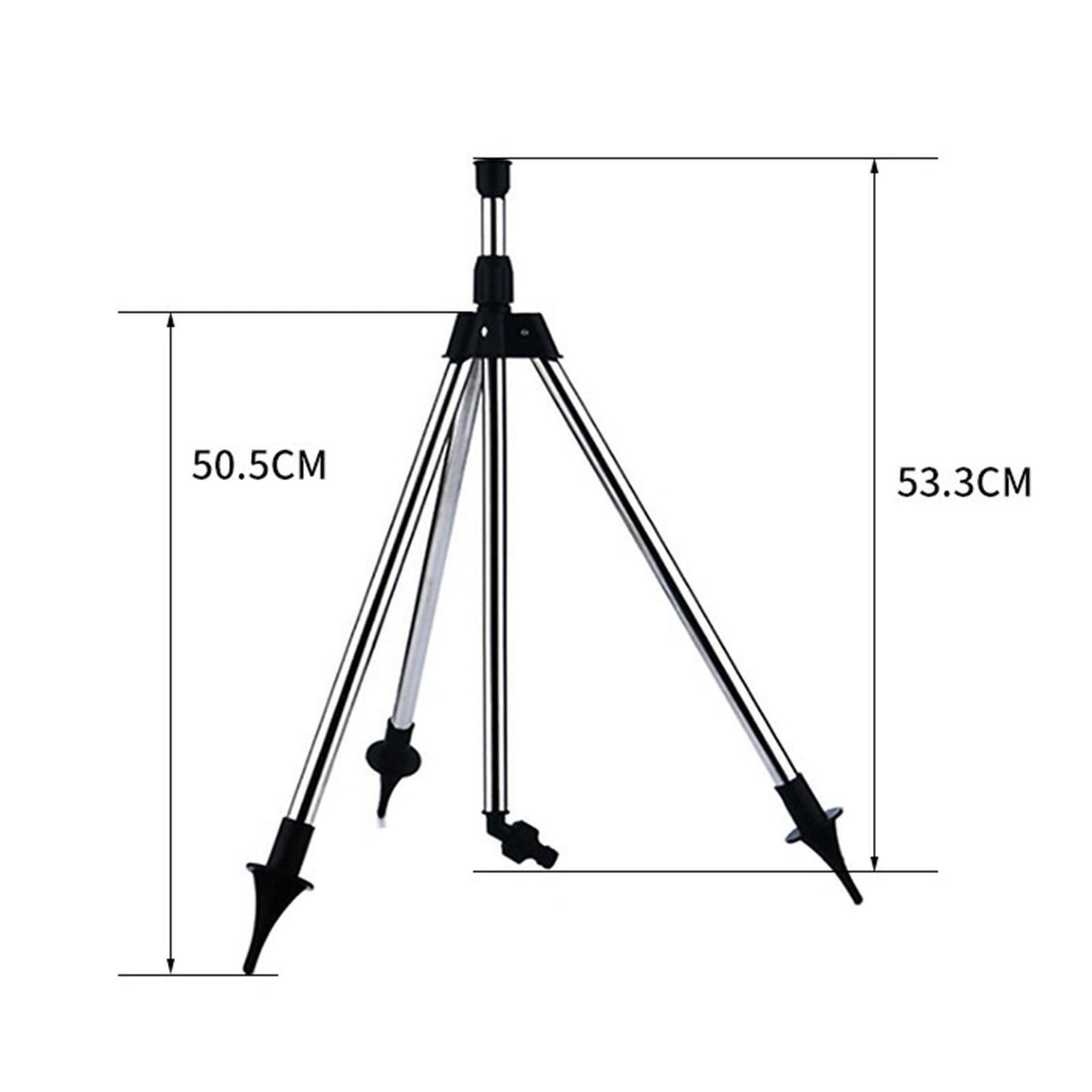 Rotating Tripod Sprinkler with 1/2inch Quick Connector for Greenhouse