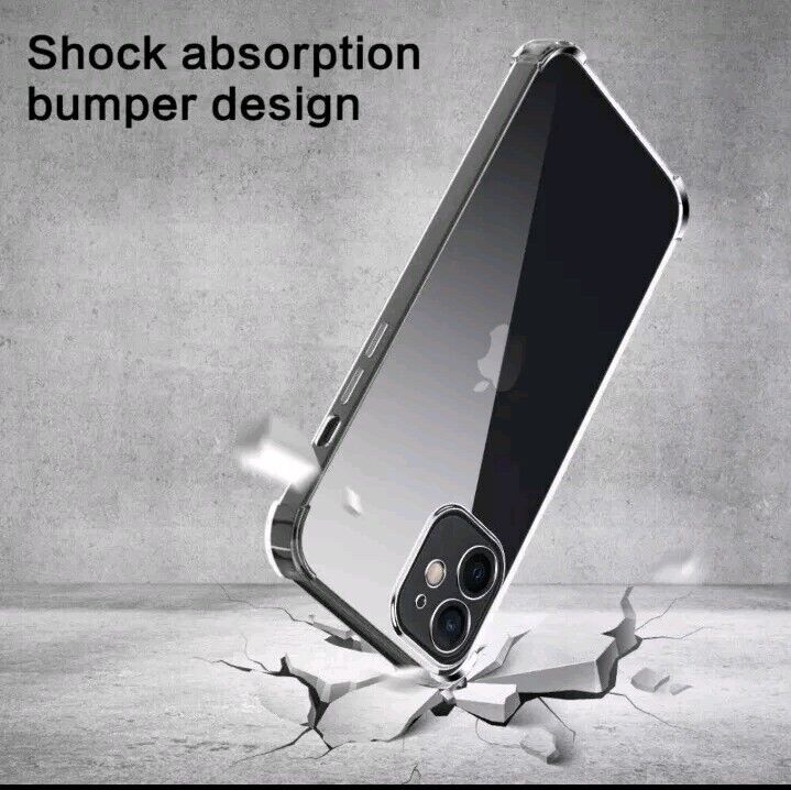 iPhone 15 Clear Silicone Case Bumper Case