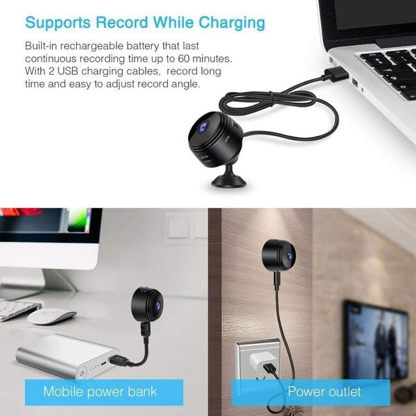 Camara De Seguridad Wifi Para Casas IP HD Camaras Inalambricas Vision Nocturna