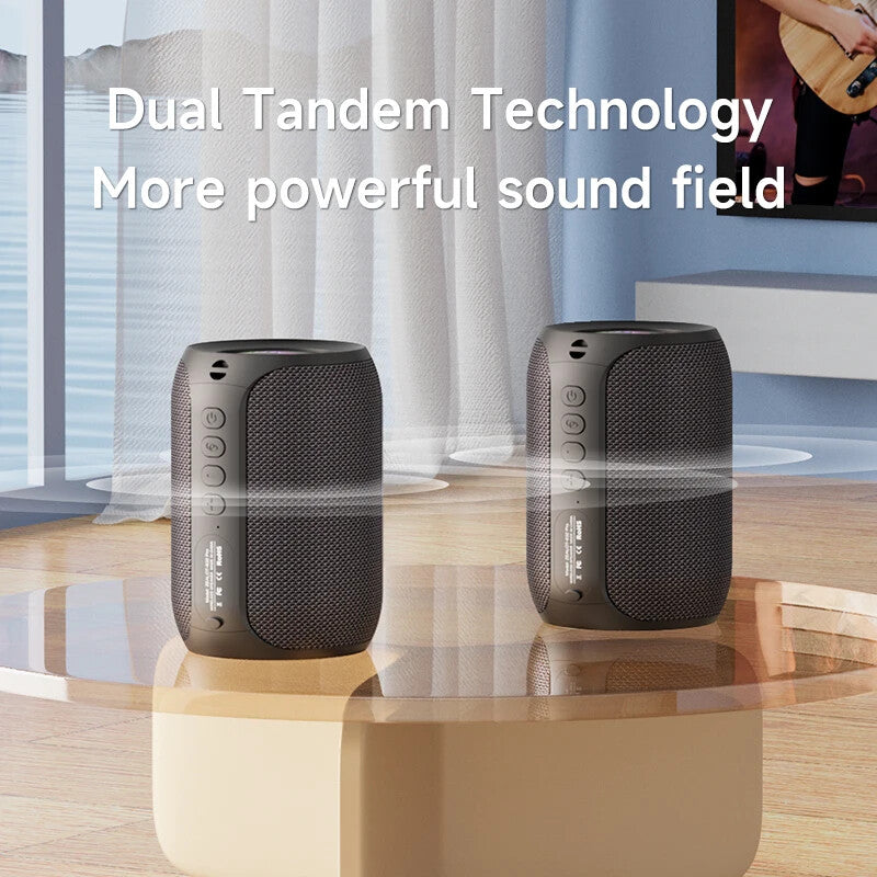 Powerful Bluetooth Speaker, Bass Wireless,LED Light, Outdoor Speakers, Subwoofer