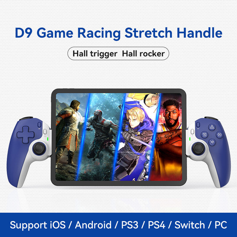 D9 Phone Stretching Game Controller PC For Switch/PS3/PS4 Dual Hall Controller