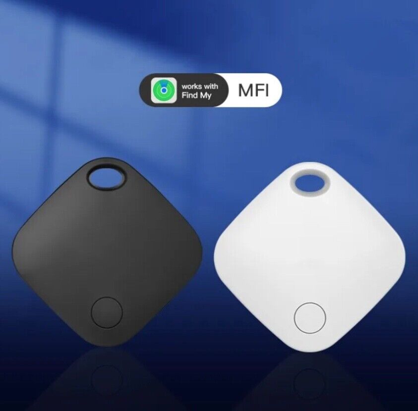Bluetooth GPS Tracker for iPhone - Find My App Compatible Keytag ; Black