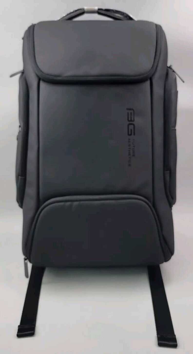 Bange 7267 Black 15.6" Laptop Travel Durable Smart Backpack W/USB Charging Port