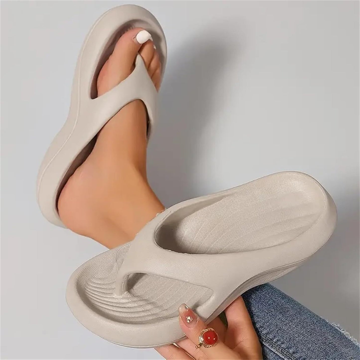 Women's Orthopedic Flip Flops - Arch Support & Plantar Fasciitis Relief