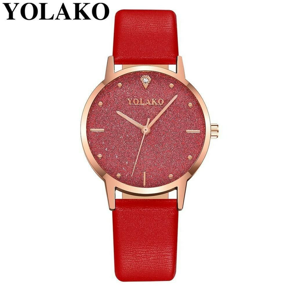 starry sky watch women lady watch for woman Casual Quartz Leather Band Analog wo