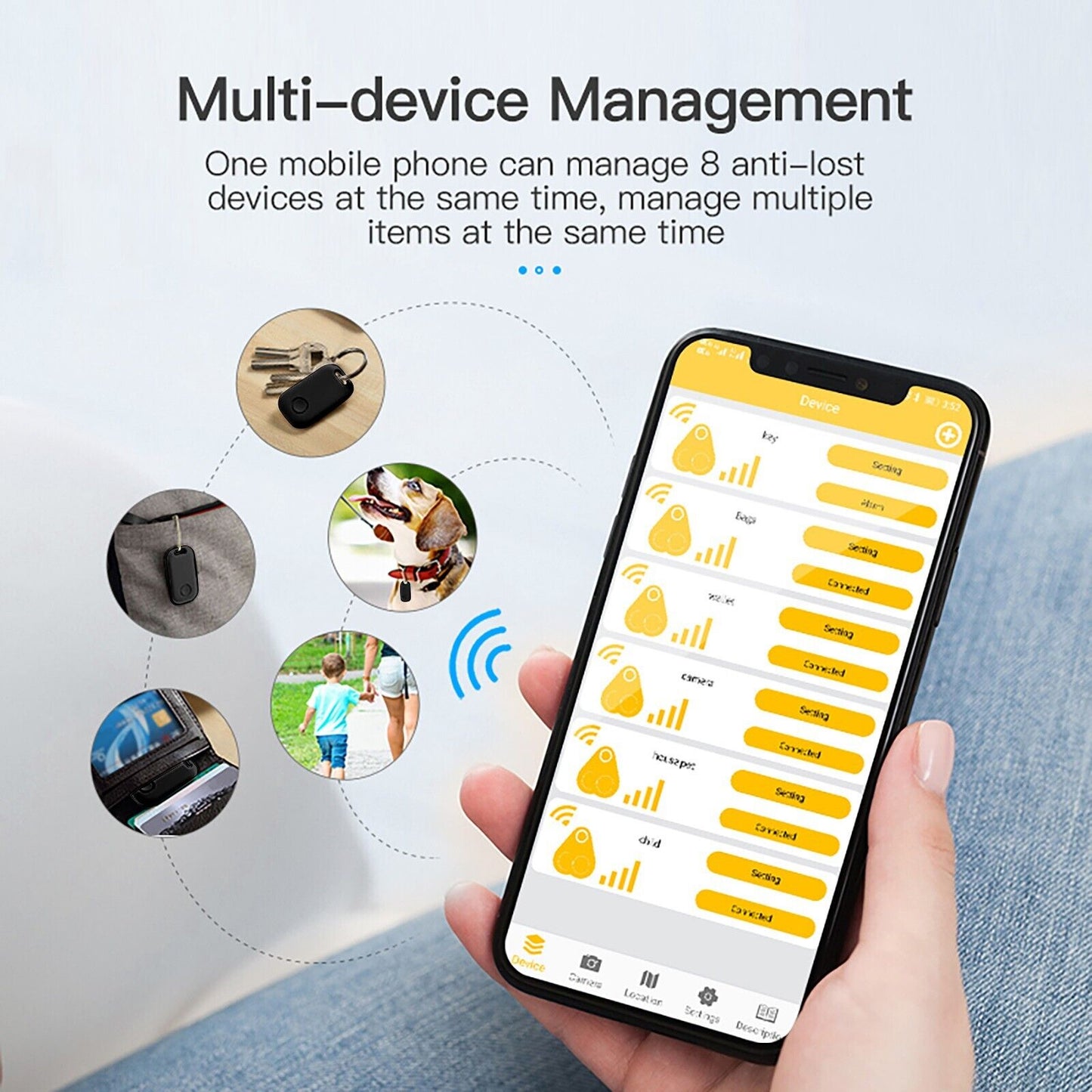 Mini Bluetooth Anti-lost GPS Tracking Device Remote Contorl Motorcycle-Tracker