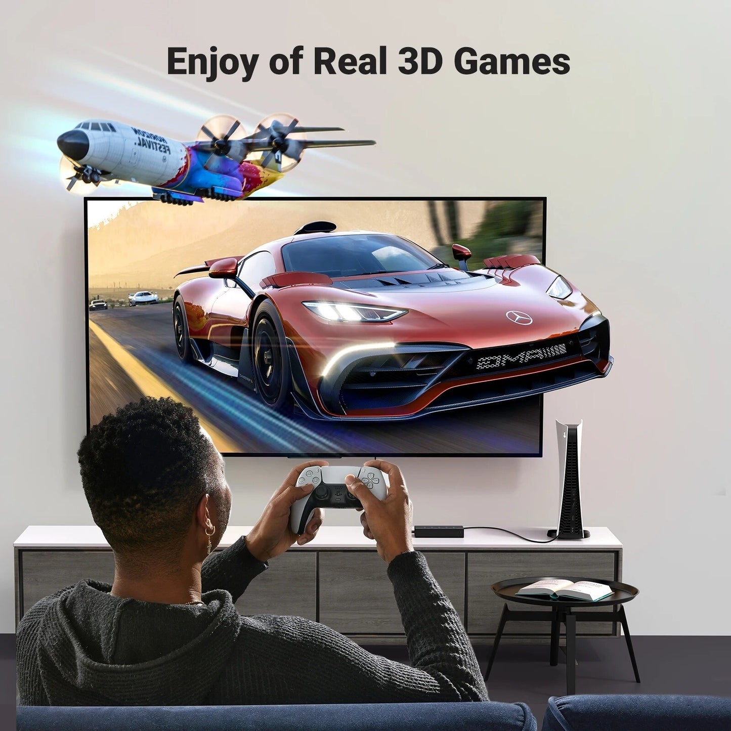 UGREEN HDMI Switch 5 in 1 Out 4K@60Hz Splitter with Remote 3D CEC HDR HDCP2.2 PS