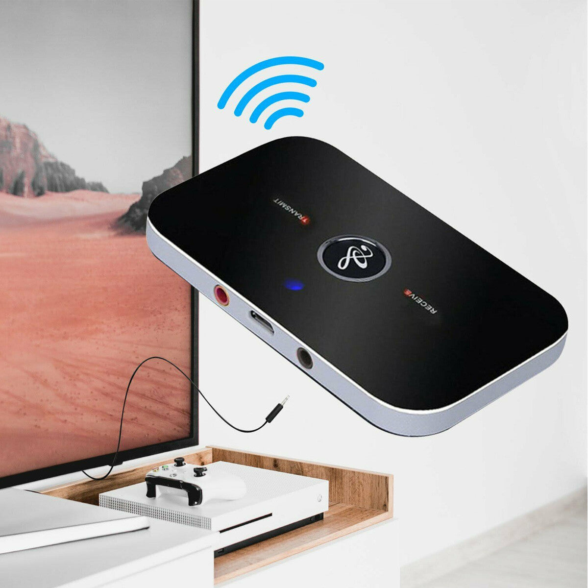 Bluetooth Transmitter Receiver Wireless Adapter For Home stereos TV /DVD player