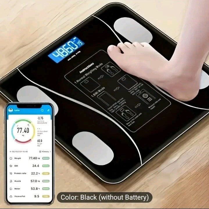 Smart Scale Body Weight Loss Accurate Height Digital Electronic Bluetooth Solid