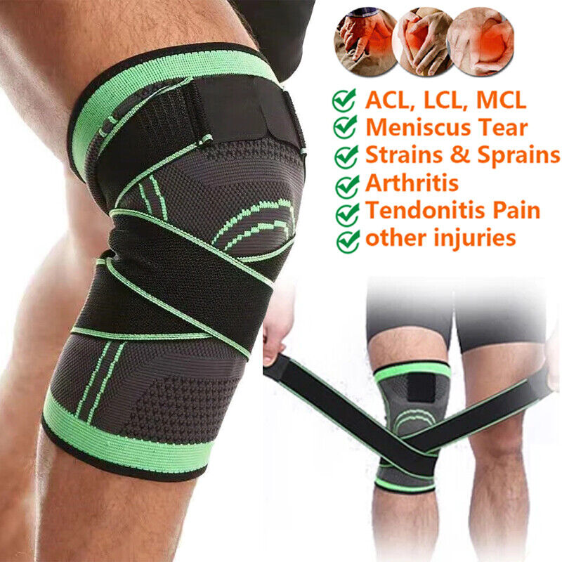 Knee Sleeves Compression Brace Support Sport Joint Injury Pain Arthritis Belt US