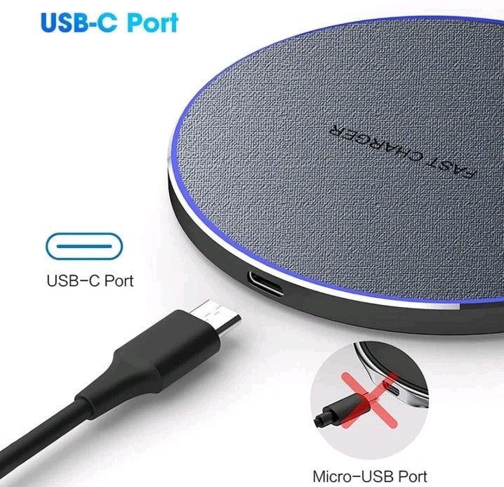 US 30W Wireless Charger Charging Pad Mat For iPhone 16 15 Pro Max 14 13 12 XS XR