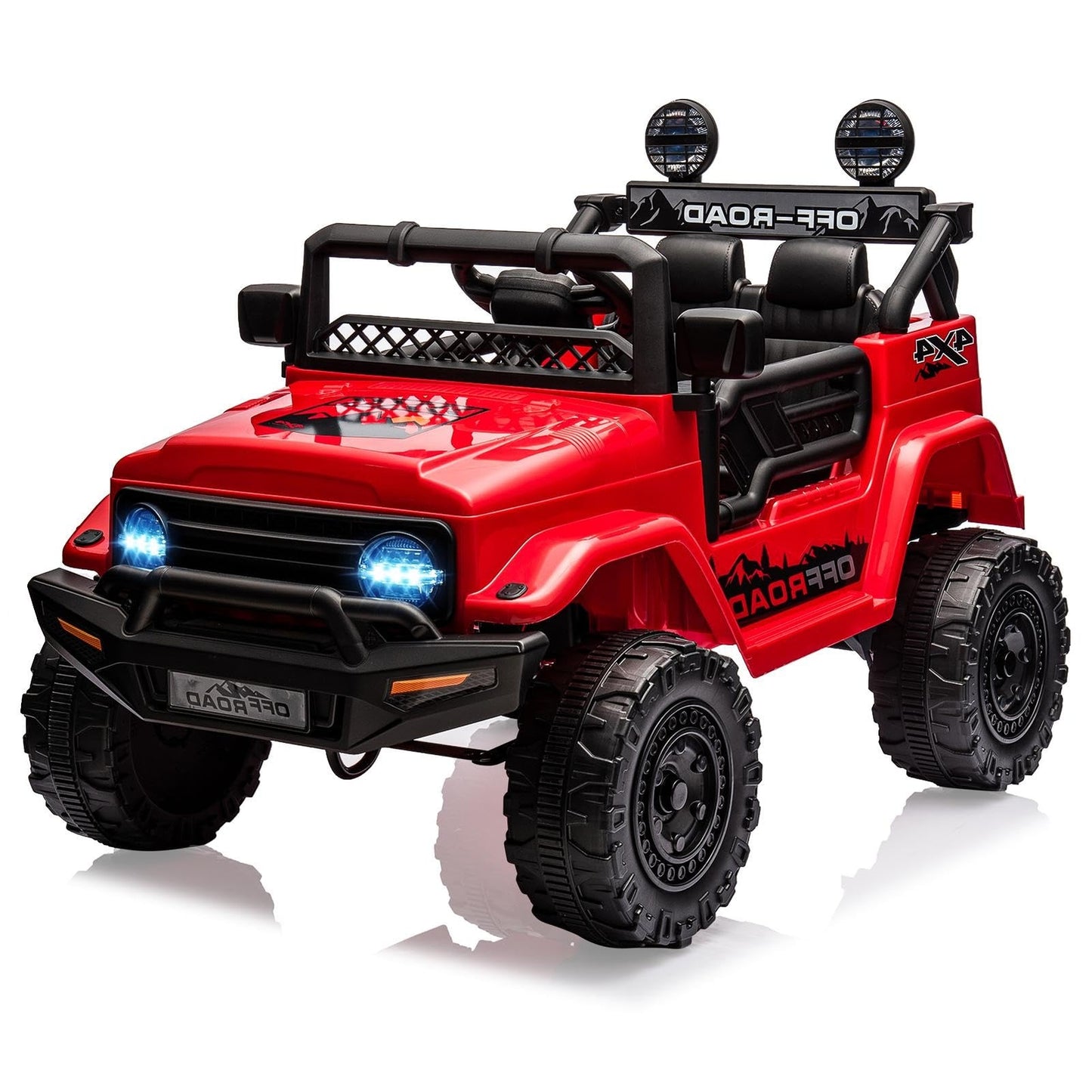 Kids Ride On Truck Car 12V Electric Vehicles Car w/Remote LED Light Music Gift