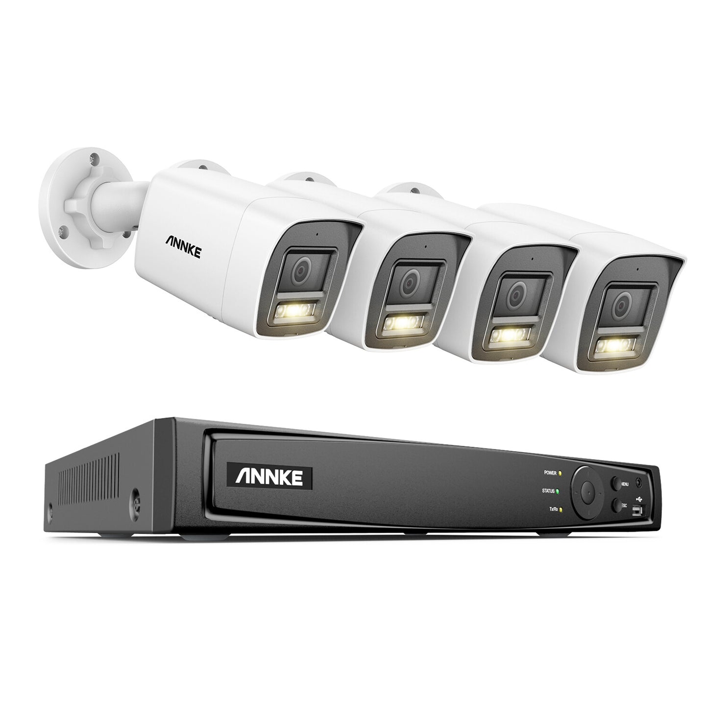 ANNKE 12MP 8CH 16CH NVR 4K Audio PoE Security Camera System Outdoor Full Color