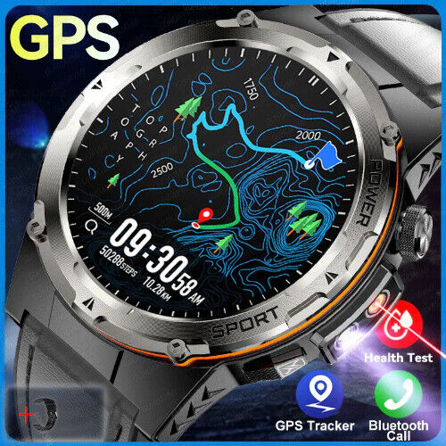 Smartwatch IP68 Outdoor Sport Watch Fitness Tracker Health Monitor BT Call
