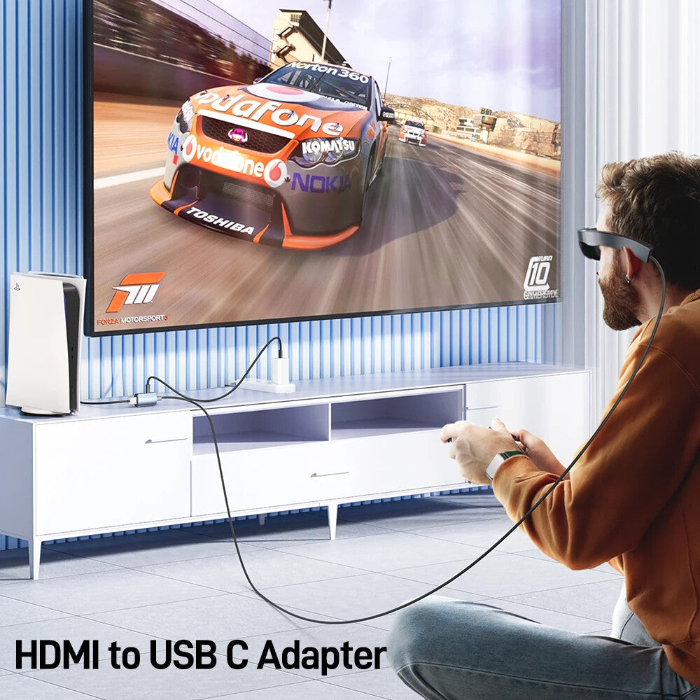 HDMI To Type C Converter 4K60HZ HDMI To USB C Adapter Compatible with XREAL Air