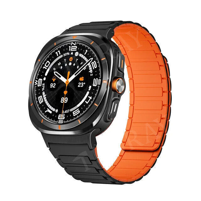 Quick Fit Silicone Band for Samsung Galaxy Watch Ultra 47mm Magnetic Loop Strap