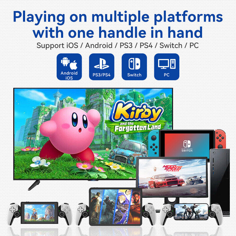 D9 Phone Stretching Game Controller PC For Switch/PS3/PS4 Dual Hall Controller