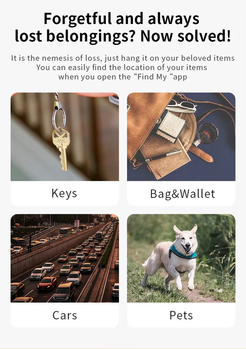 Security Bluetooth GPS Tag Based on Apple Find My App Anti-Lose Tracker Sound Lo