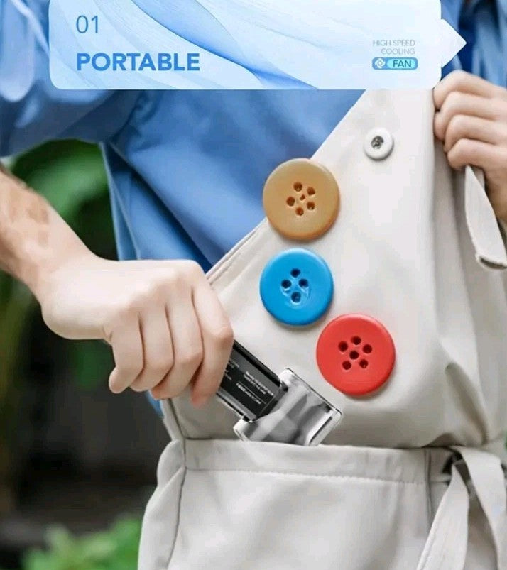 Modern Design Portable Turbo Fan with Intelligent Features for Hot Days Relief