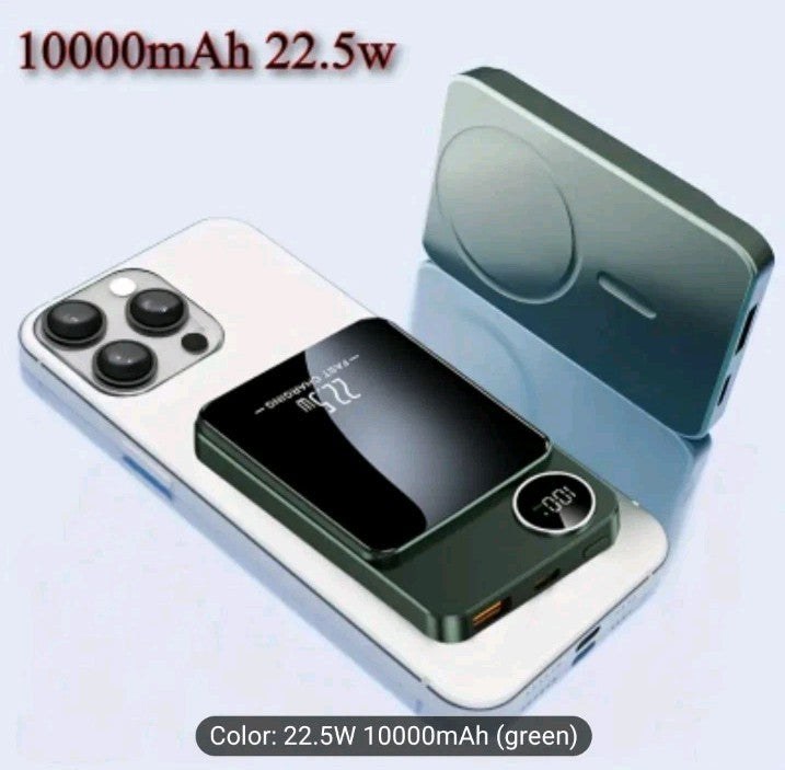 10000mAh Power Bank PD20W Wireless Fast Charger for iPhone Samsung Huawei Xiaomi