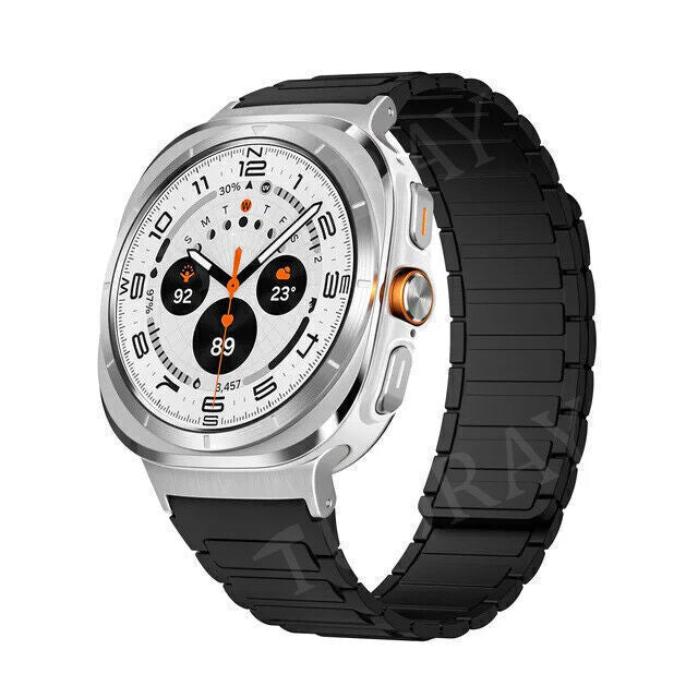 Quick Fit Silicone Band for Samsung Galaxy Watch Ultra 47mm Magnetic Loop Strap