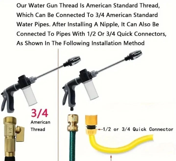 Car Wash Water Hose Sprayer High Pressure Washer Handheld