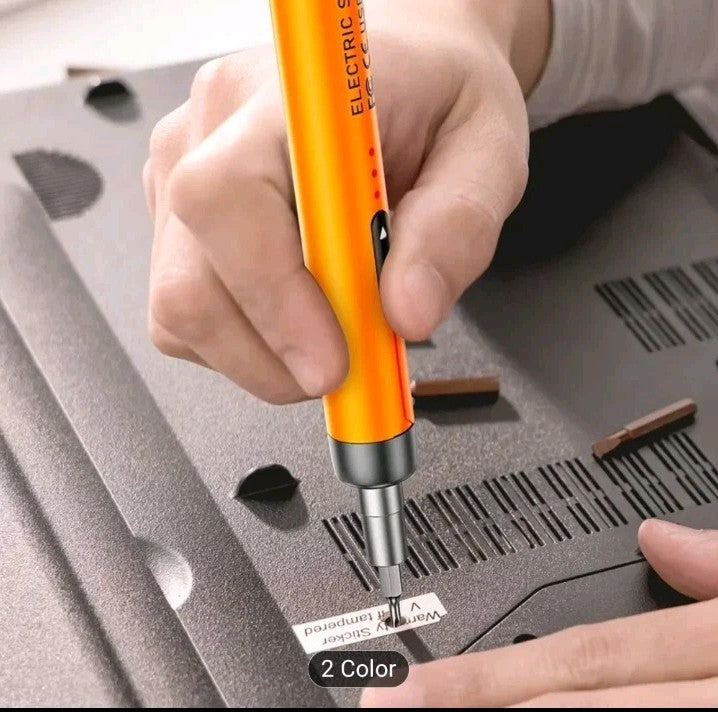46-in-1 Small Precision Electric Screwdriver, Silent, Durable, Long-lasting Gray