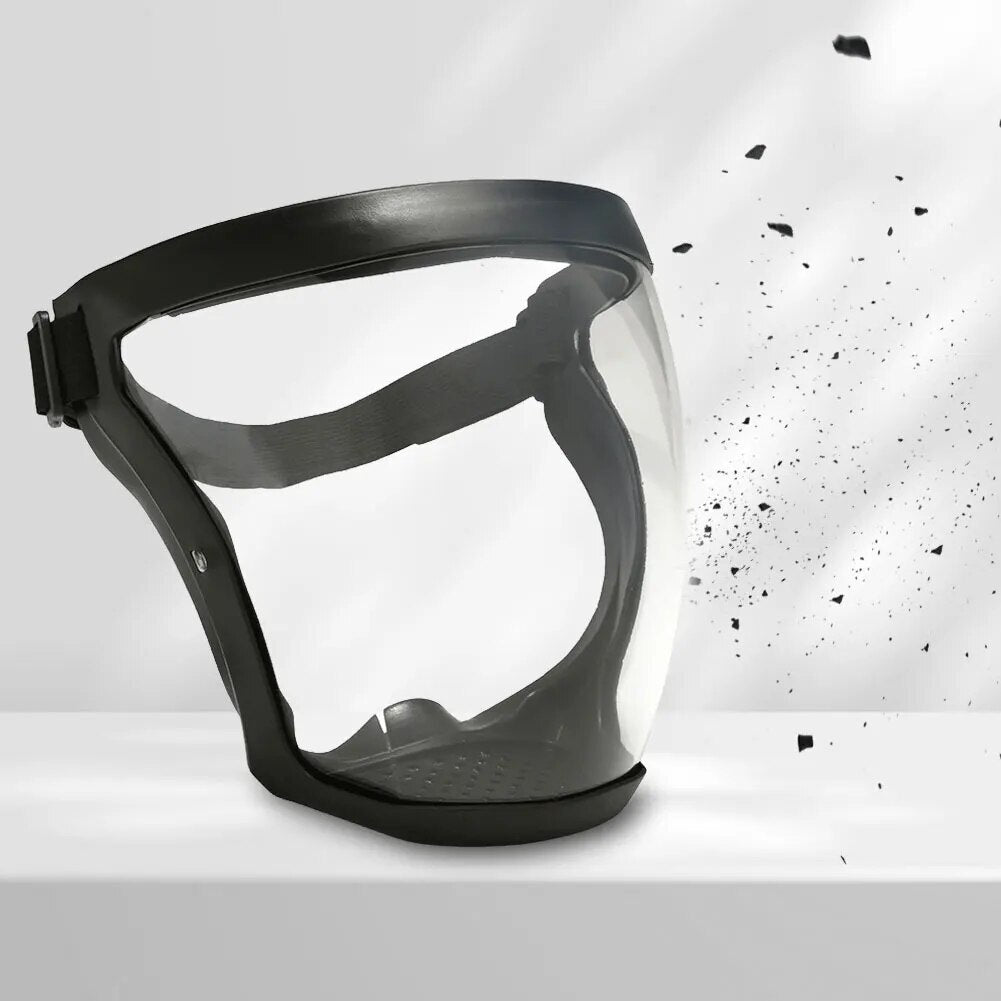 Anti-fog Shield Safety Full Face Super Protective Head Cover Transparent Mask