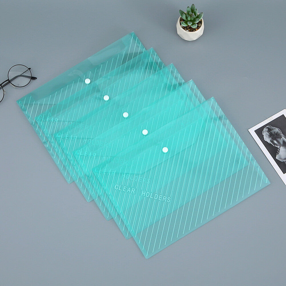 File Folder Plastic A4 Expandable Binder Pocket Perforated Pockets Envelope