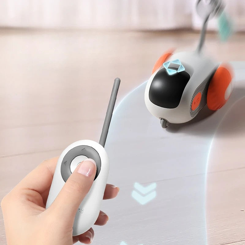 Remote Control Interactive Cat Car Toy USB Charging Chasing Automatic Self-movin