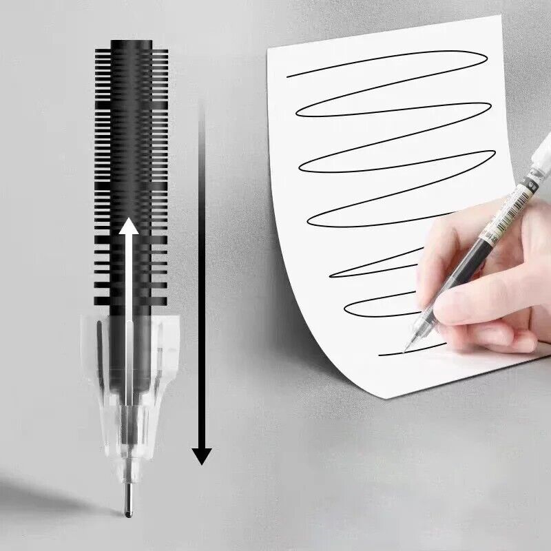 10Pcs Gel Pen Set with 0.5mm Precision Writing Tip - Smooth, Quick-Drying, Kawai