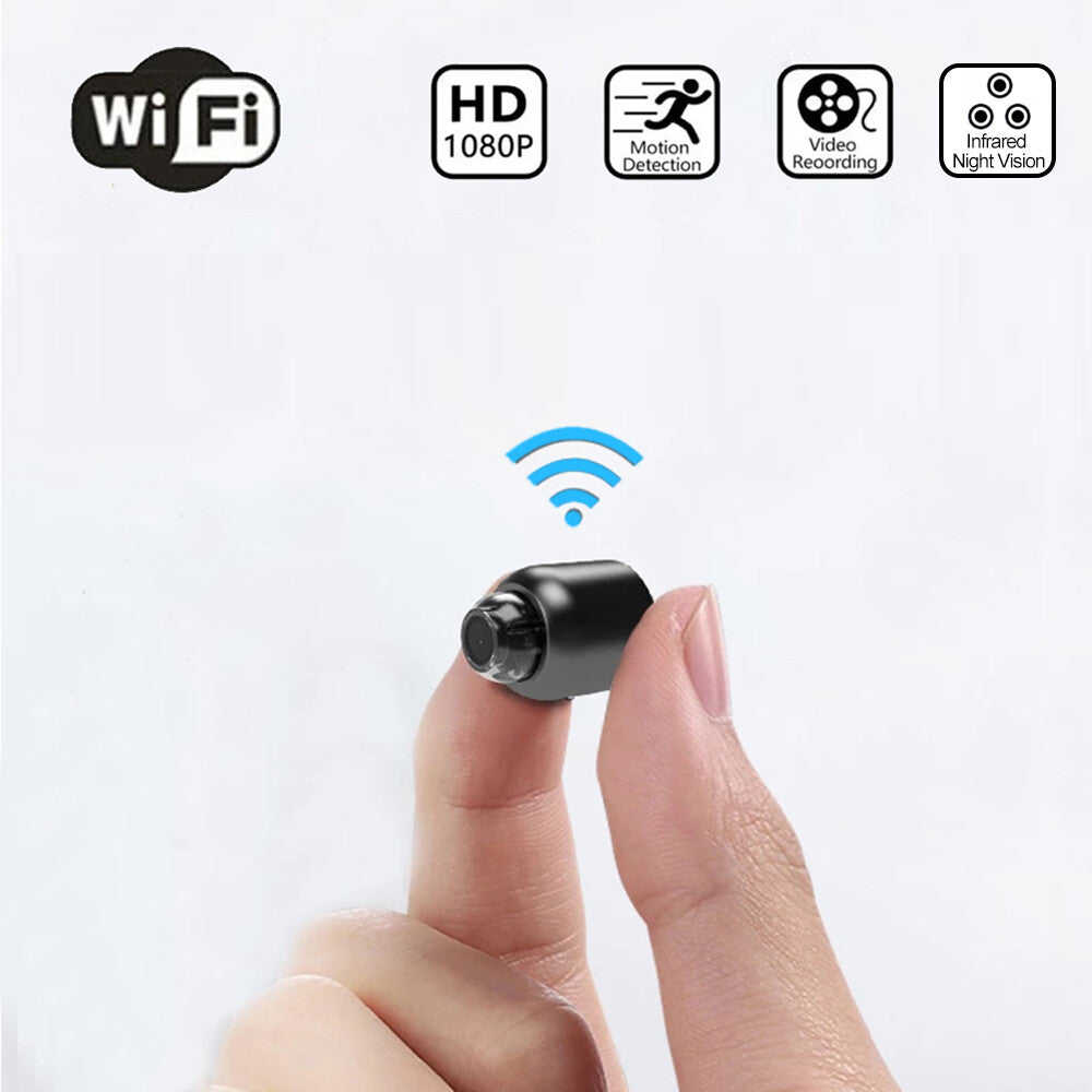 1080P Mini Camara Oculta Espia De Seguridad WiFi Inalambrica Con Audio y Video