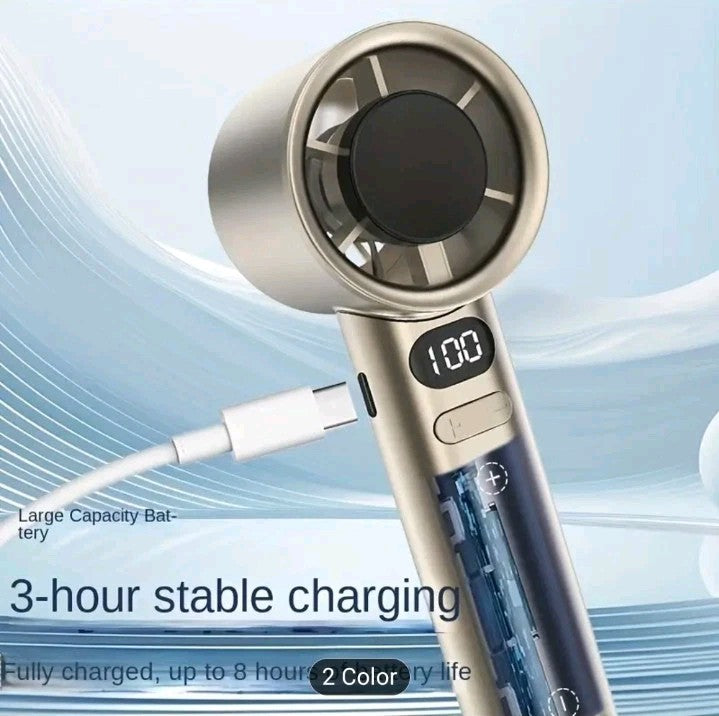 120 Speed Powerful Infinitely Variable Handheld Fan