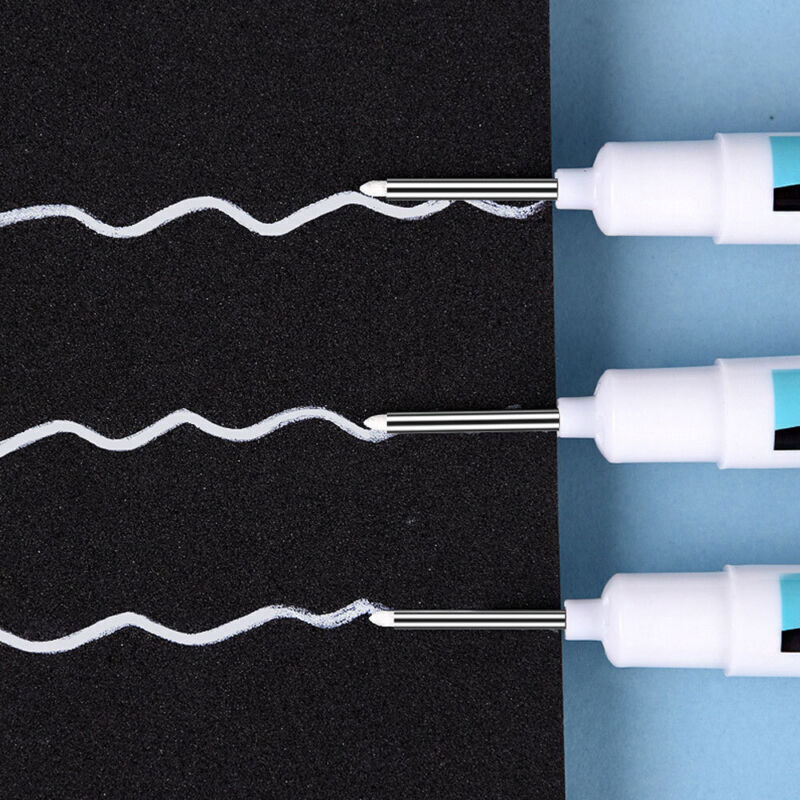 3pcs Oily White Marker Pen Graffiti Pen Permanent Tire Glass Painting Pen 0.7mm