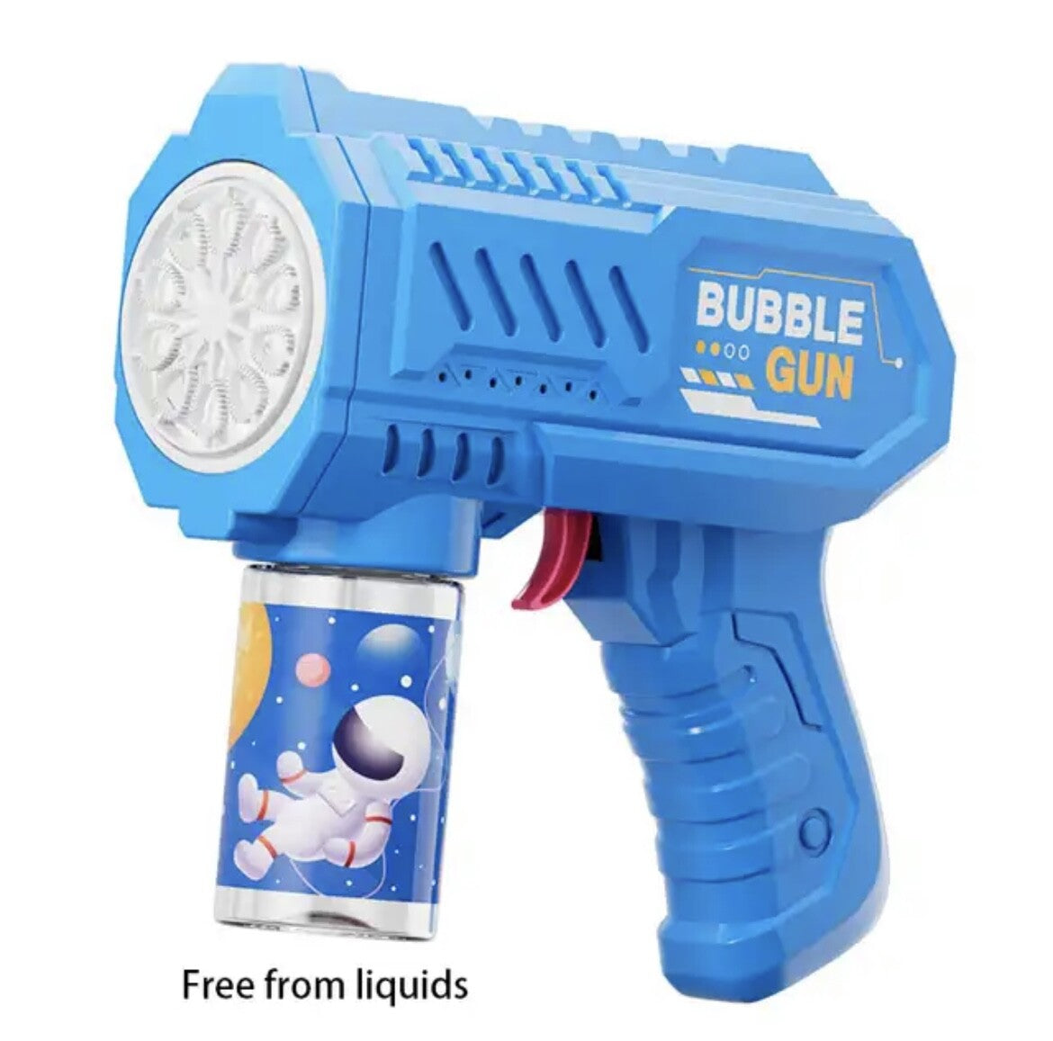 Kids Astronaut Electric Bubble Machine Bubble Gun Toy Auto Light Bubble Gun Toy