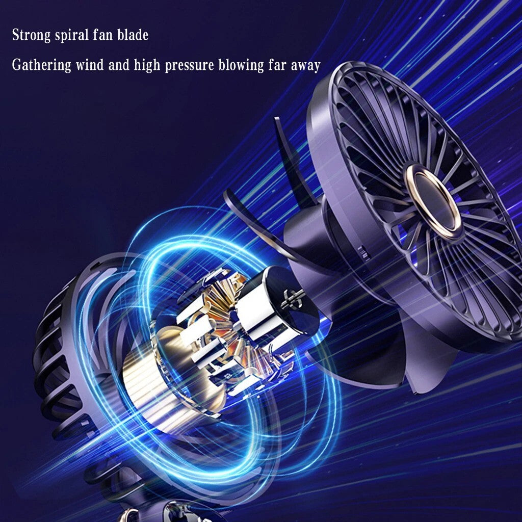 Portable Handheld Personal MINI face Fan 5Speeds Rechargeable Folding For Travel