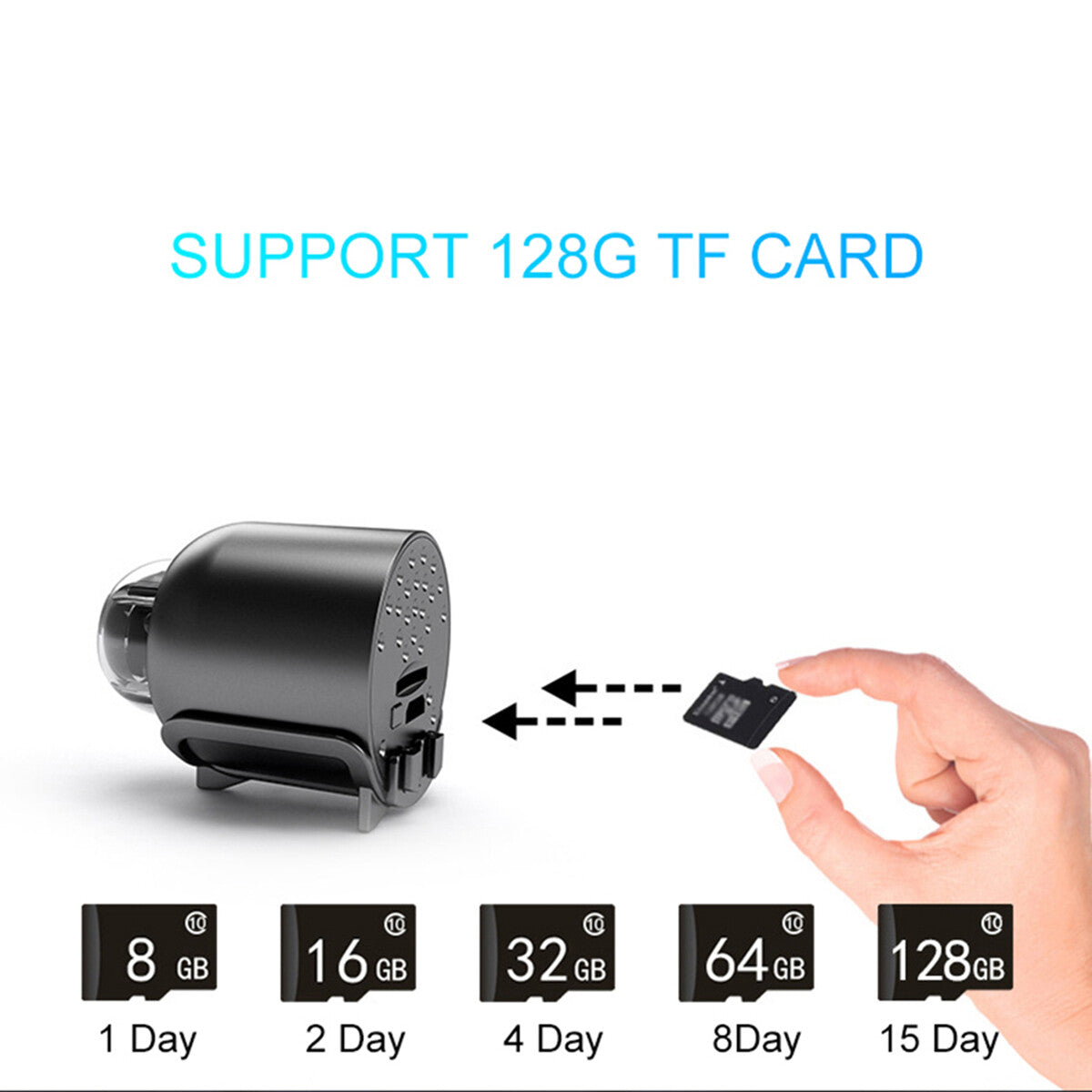 1080P Mini Camara Oculta Espia De Seguridad WiFi Inalambrica Con Audio y Video