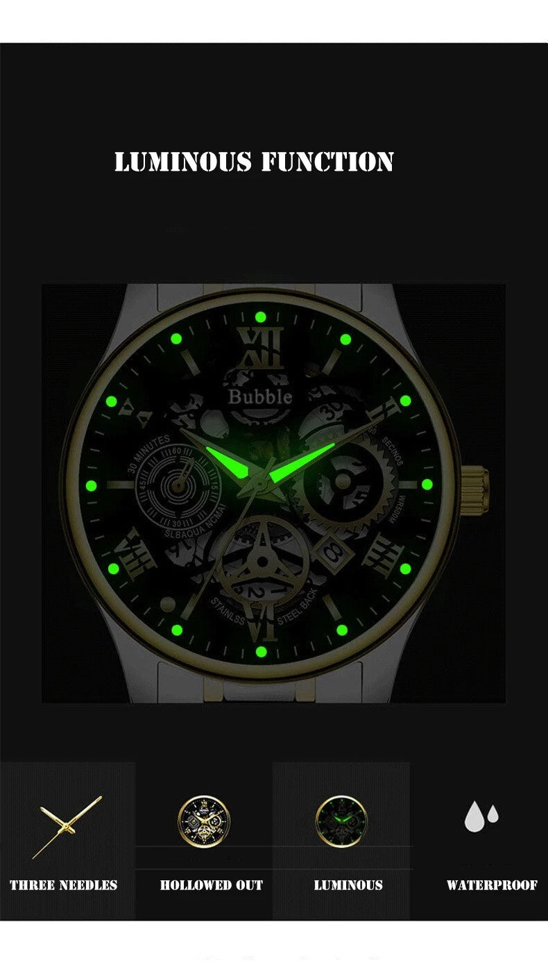 Watch For Men Trendy High end Light Luxury Versatile Quartz Wristwatches