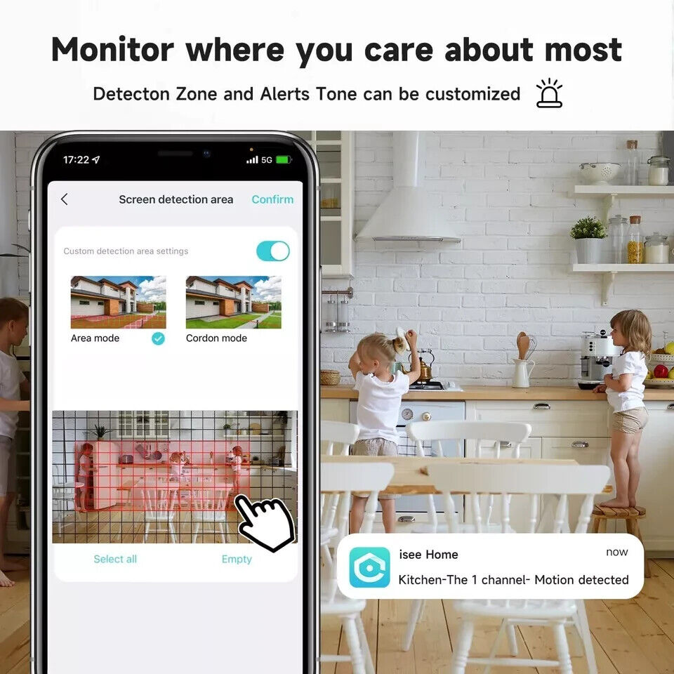 ORANZI 1080P 2.4g/5g Indoor Camera, Plug-in Cameras for Home Security w/Night...