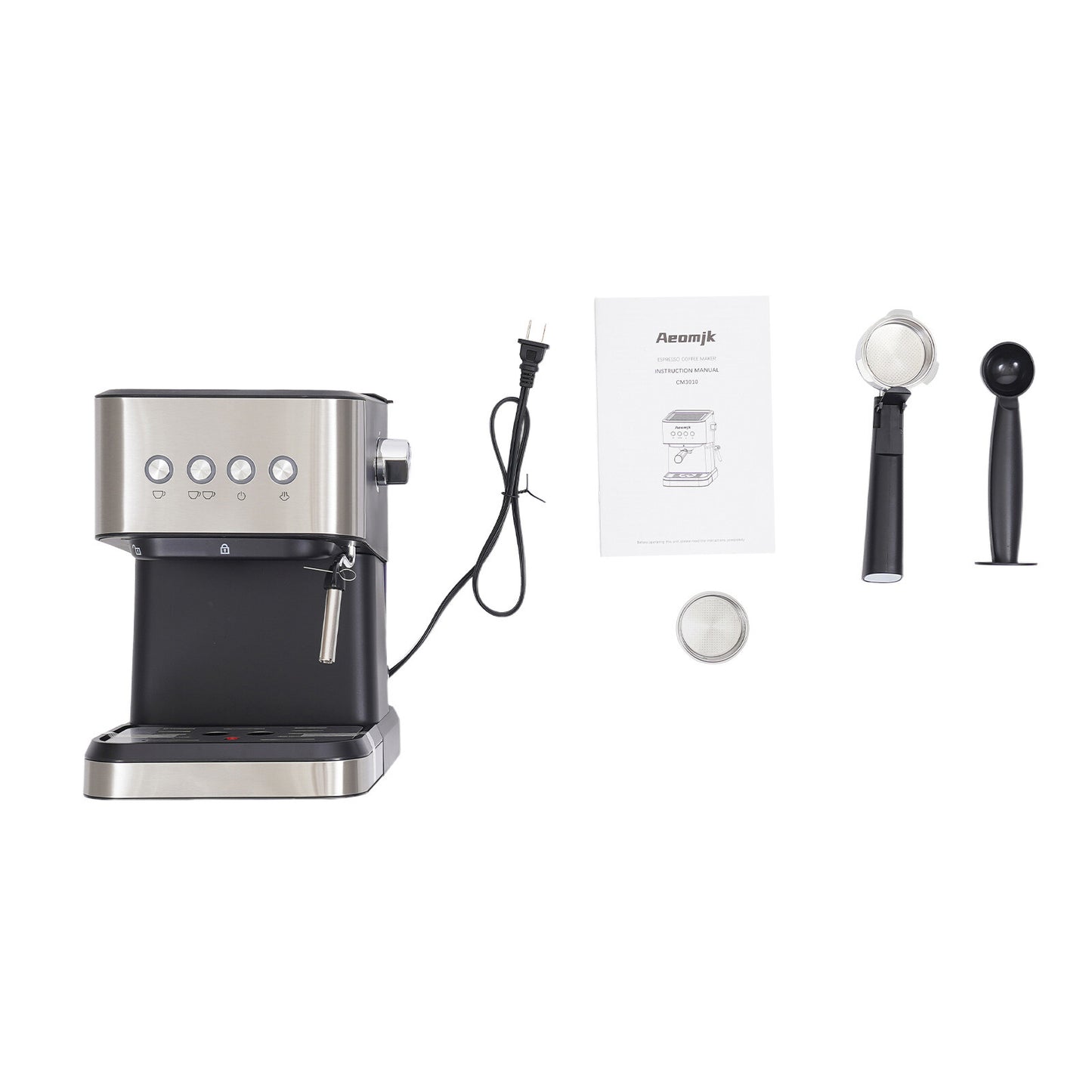 Spoon&Tamper Small Drip Coffee Machine,1.5L Semi-automatic Coffee Machine New~