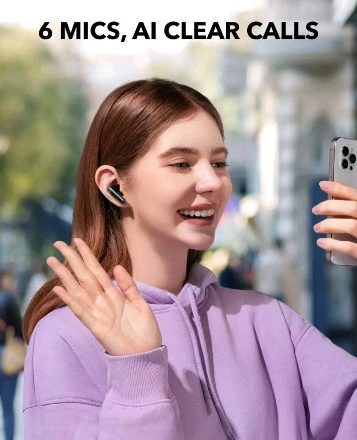 Soundcore P40i Wireless Earbuds Noise Cancelling 2-in-1 Phone Stand Case