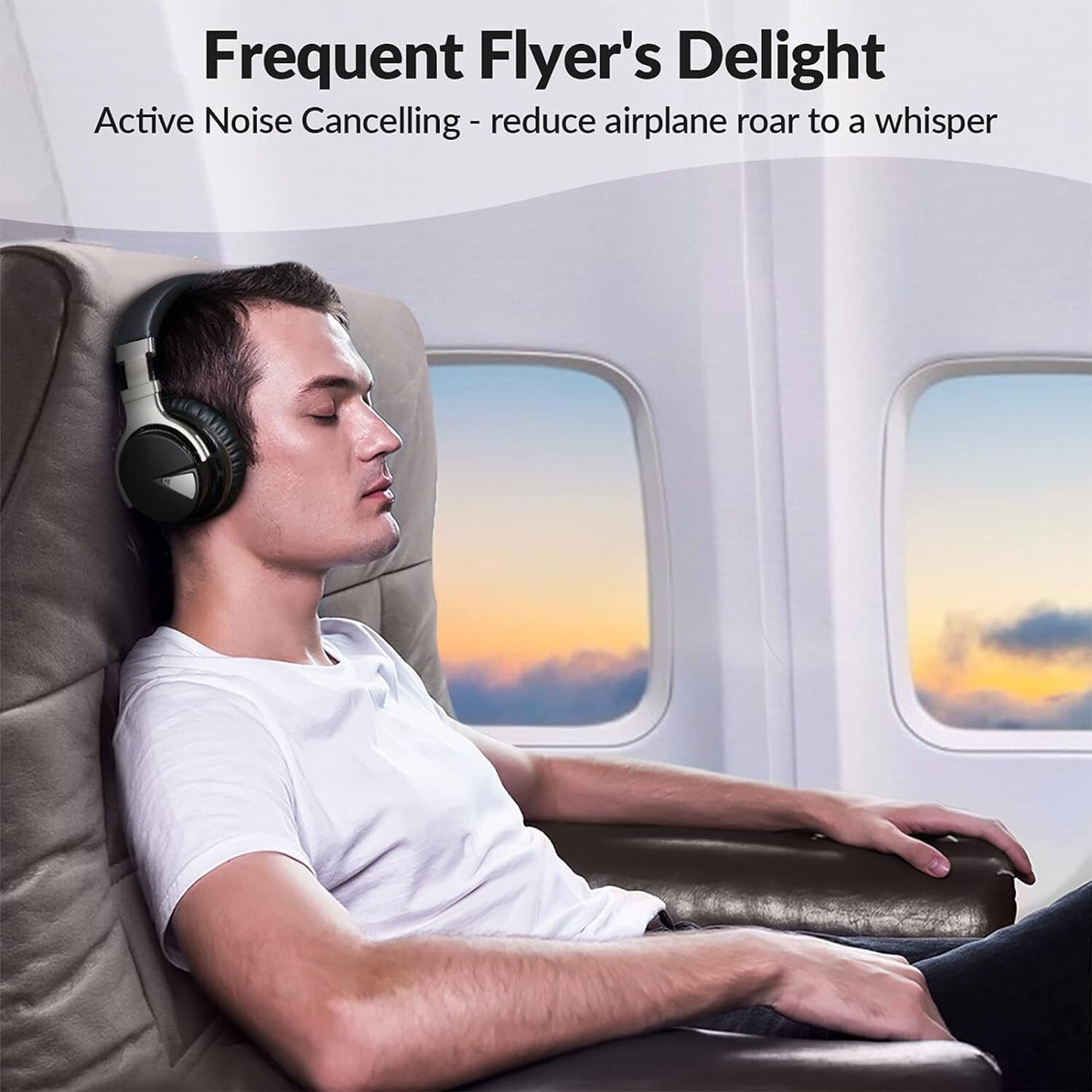 Custom 45mm Large Drivers Bluetooth Headphones - All-Day Comfort & Premium Sound