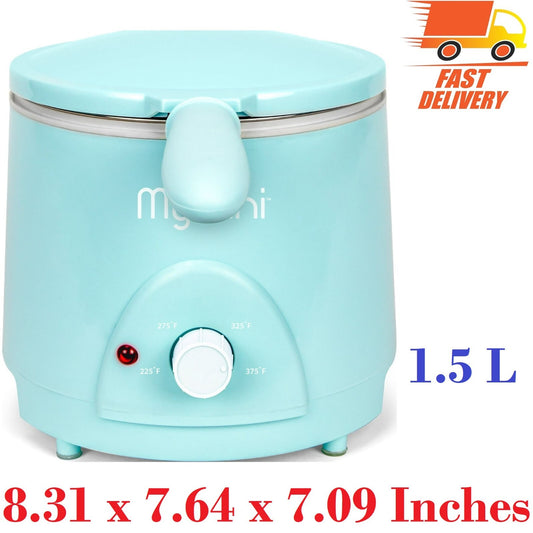 MyMini New 1.5-Quart Deep Fryer, Blue ( NOT SHIP TO CA, CO)