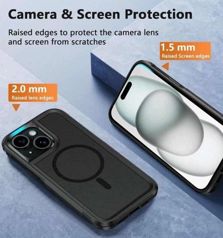 Shockproof Case Mag-Safe Magnetic Cover For iPhone 15